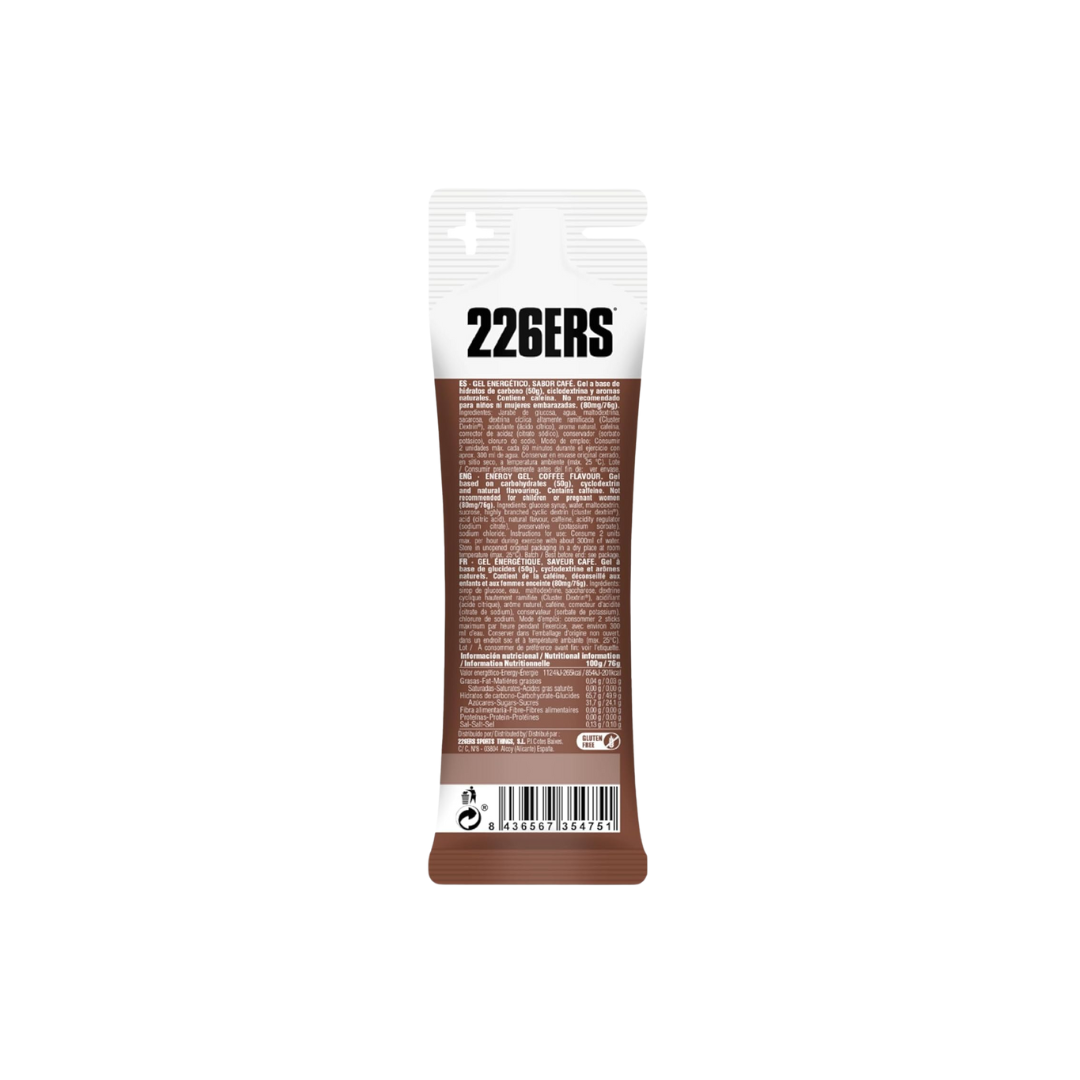 Gel Energético 226ers High Energy Espresso Coffee – Pack 6 Unidades