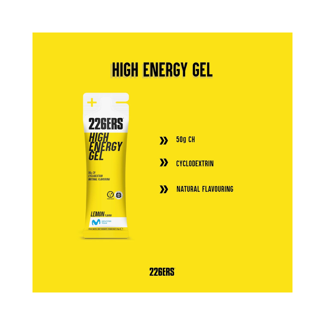 Gel Energético 226ers High Energy Lemon  – Pack 6 Unidades