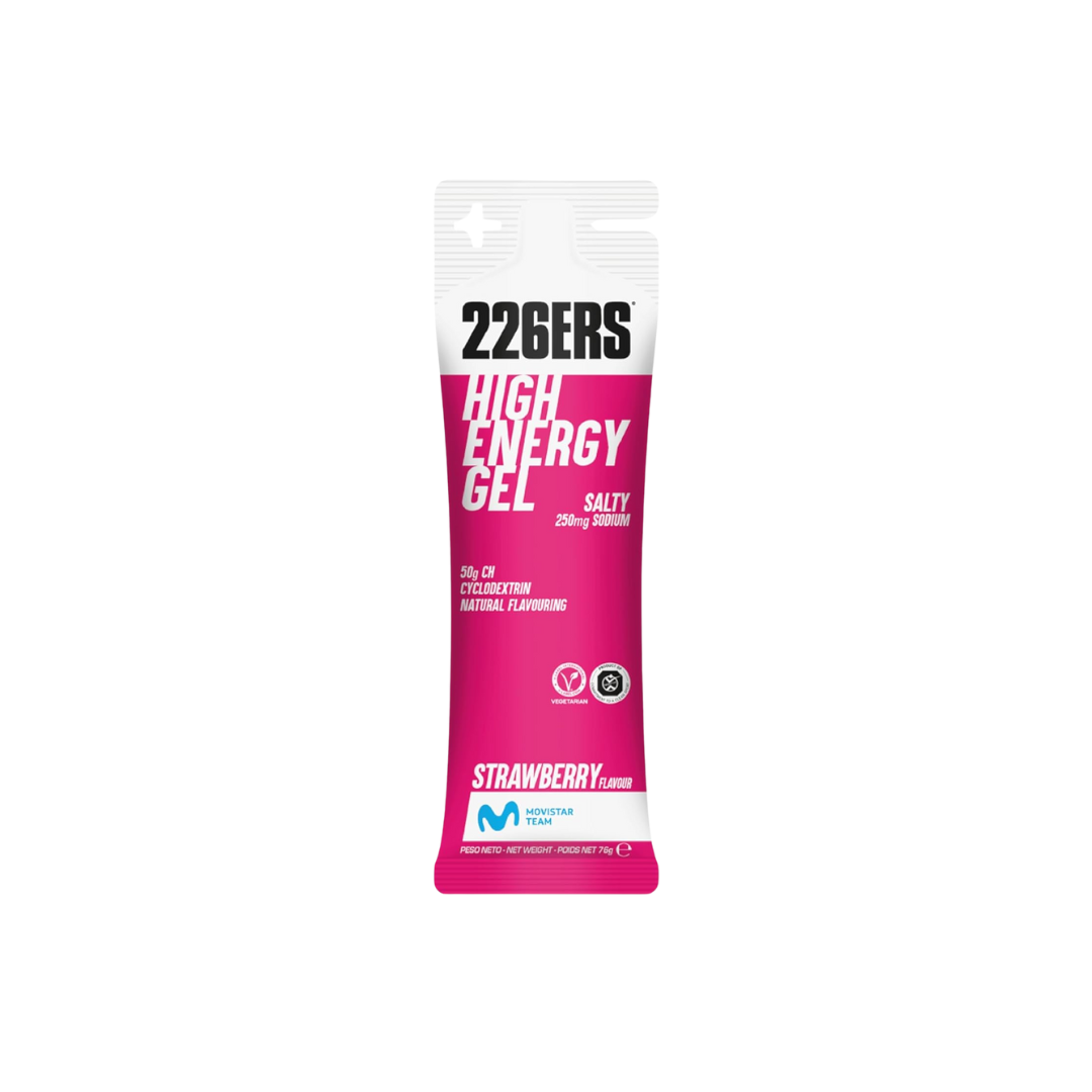 Gel Energético 226ers High Energy Fresa Salty – Pack 6 Unidades