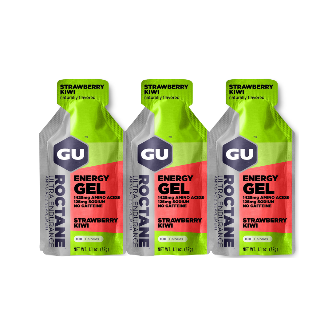 Gel Energético GU Roctane Strawberry Kiwi | Pack 3 unidades