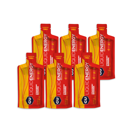GU Liquid Energy Gel Strawberry Banana | Pack 6 Uds