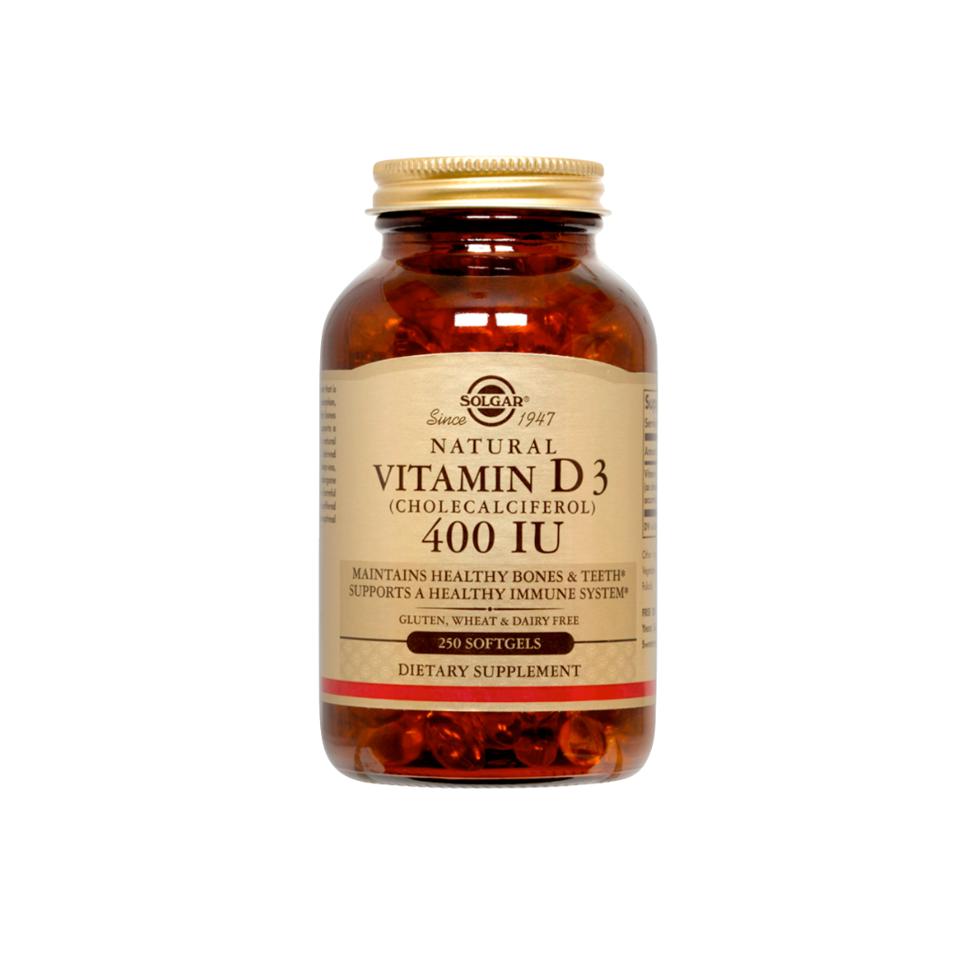 Vitamina D3 Solgar 400 IU | 250 softgel