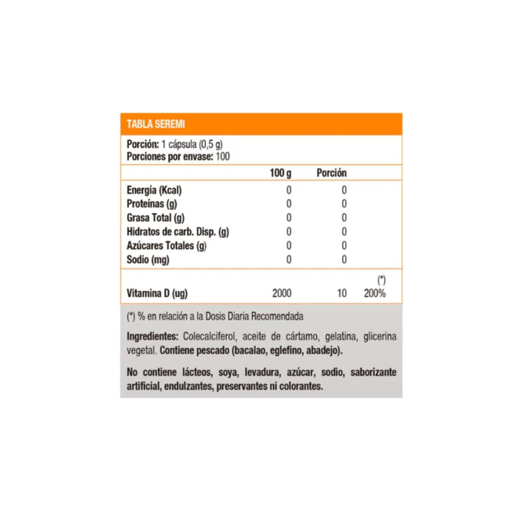 Vitamina D3 Solgar 400 IU | 250 softgel
