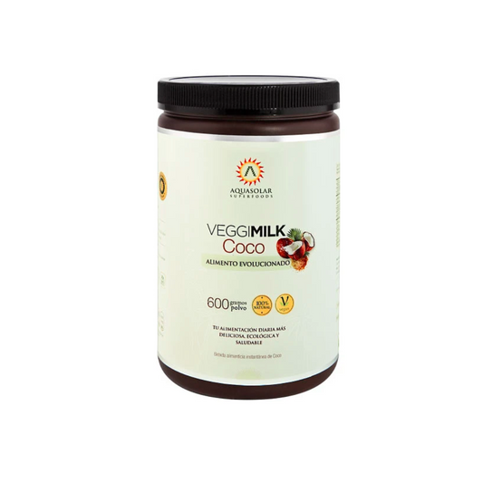Bebida Vegetal VeggiMilk Coco Aquasolar  600 Grs