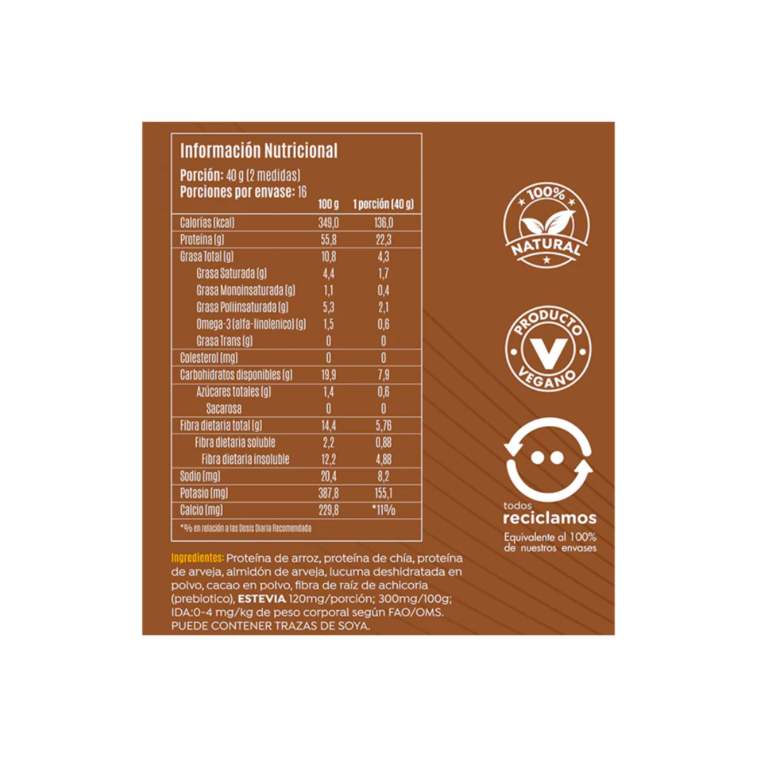 Proteína Vegetal V-Pro Cacao Fuel Brota 650 Grs