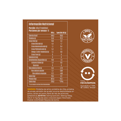 Proteína Vegetal V-Pro Cacao Fuel Brota 650 Grs