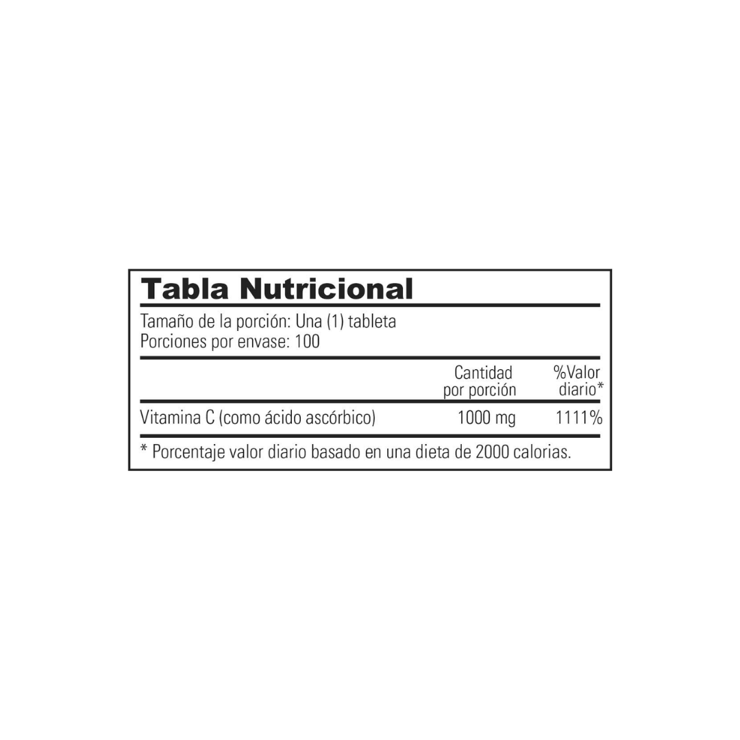 Vitamina C 1000mg Sunvit 60 tabletas