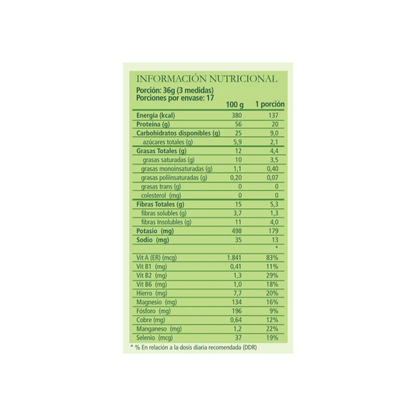 Proteína Vegetal Green Protein Cacao Power Aquasolar 600 Grs