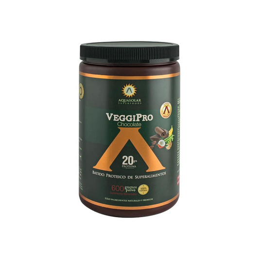 Proteína Vegetal Aquasolar VeggiPro Chocolate 600 Grs