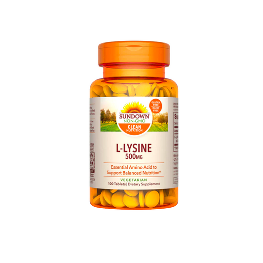 L-Lysine Sundown 500mg 100 Tabletas