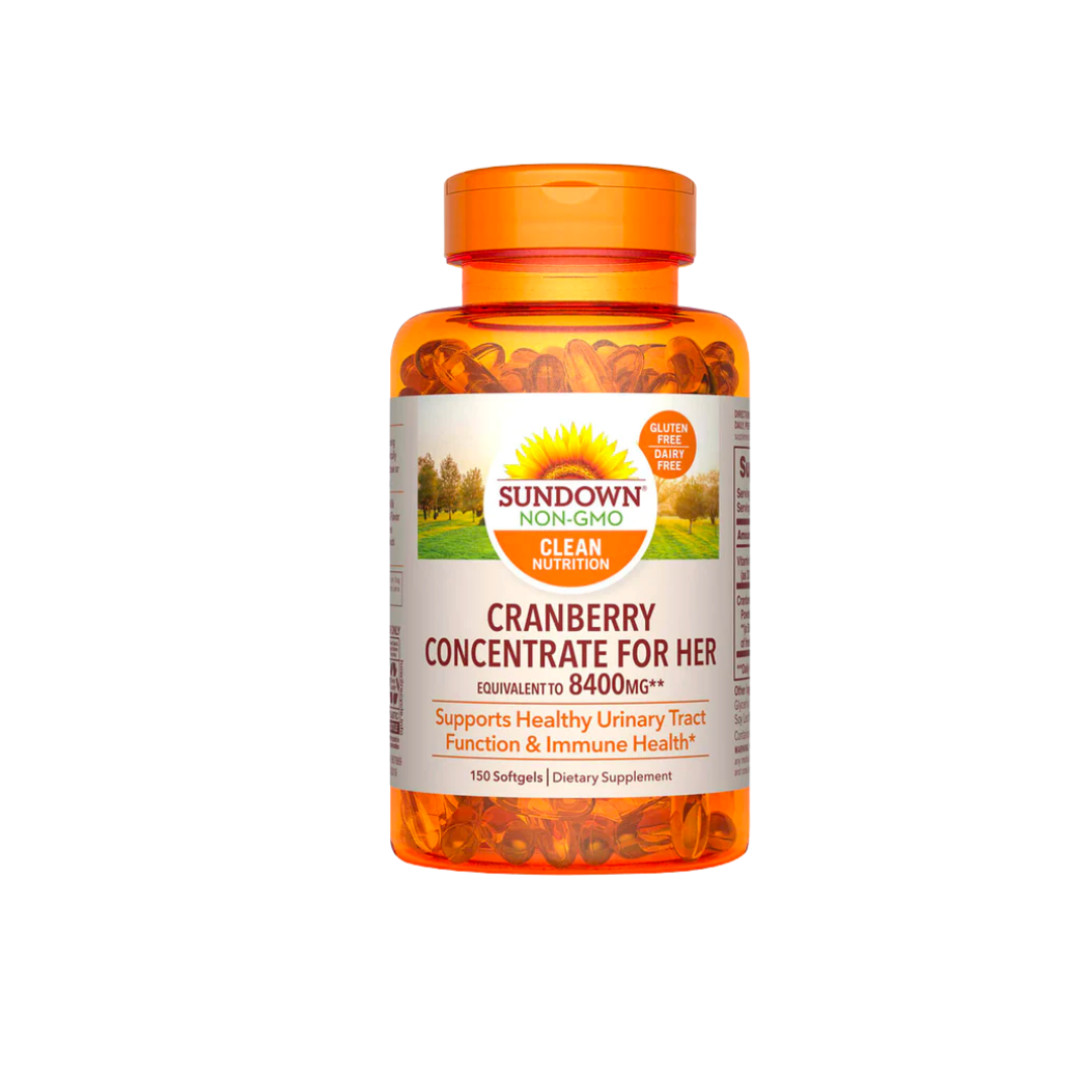 Super Cranberry For Her 8400 mg Sundown 150 cápsulas