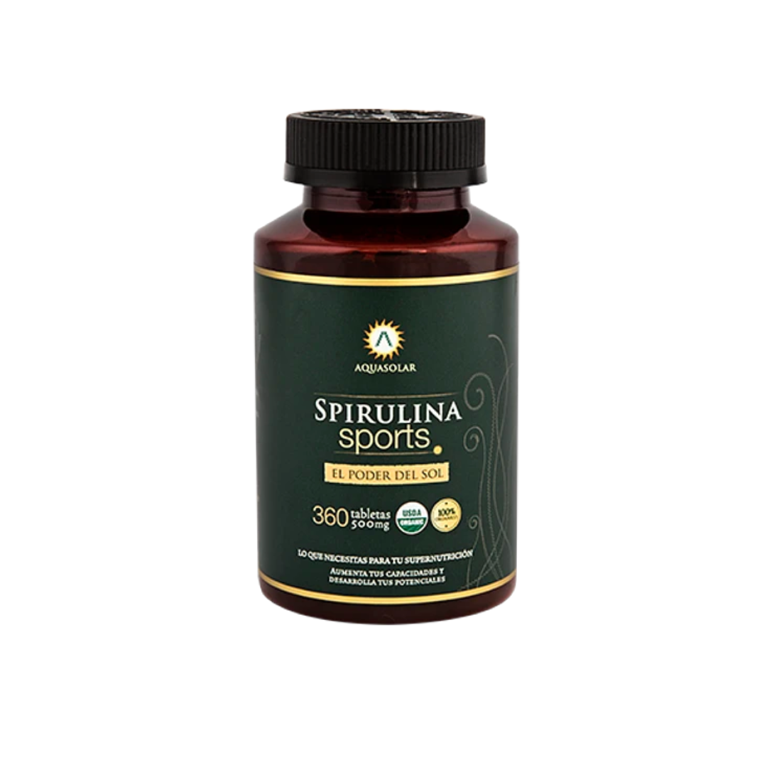 Spirulina Sports 500 mg Aquasolar 360 tabletas