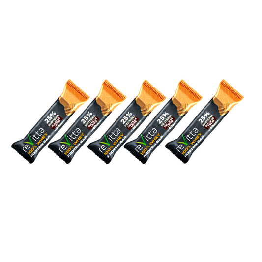 Pack 5 Barritas de Proteínas Revitta  Dulce de leche