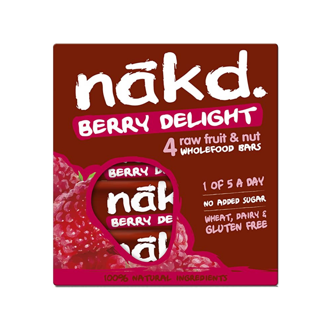 Barra a base de frutas y frutos secos Nakd Berry Delight