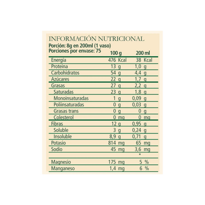 Bebida Vegetal VeggiMilk Banana Aquasolar  600 Grs