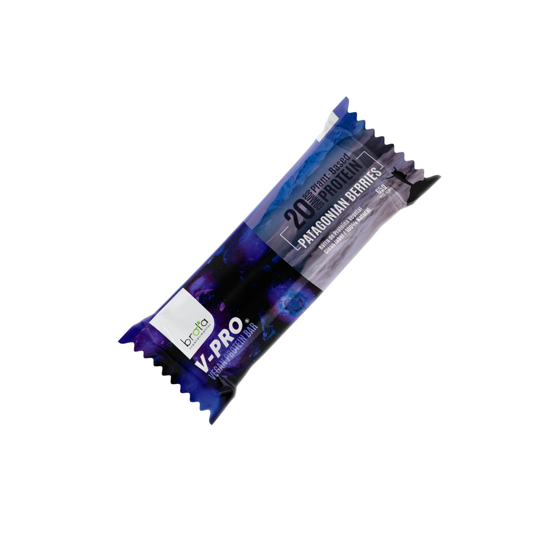 Pack 5 Barritas de Proteínas V-Pro Brota Patagonian Berries