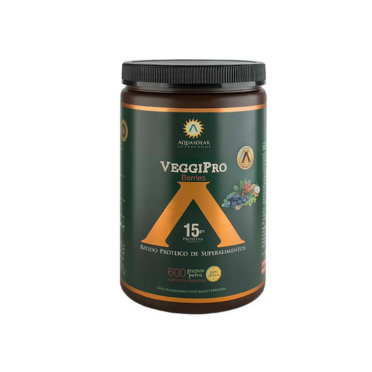 Proteína Vegetal VeggiPro Berries Aquasolar 600 Grs
