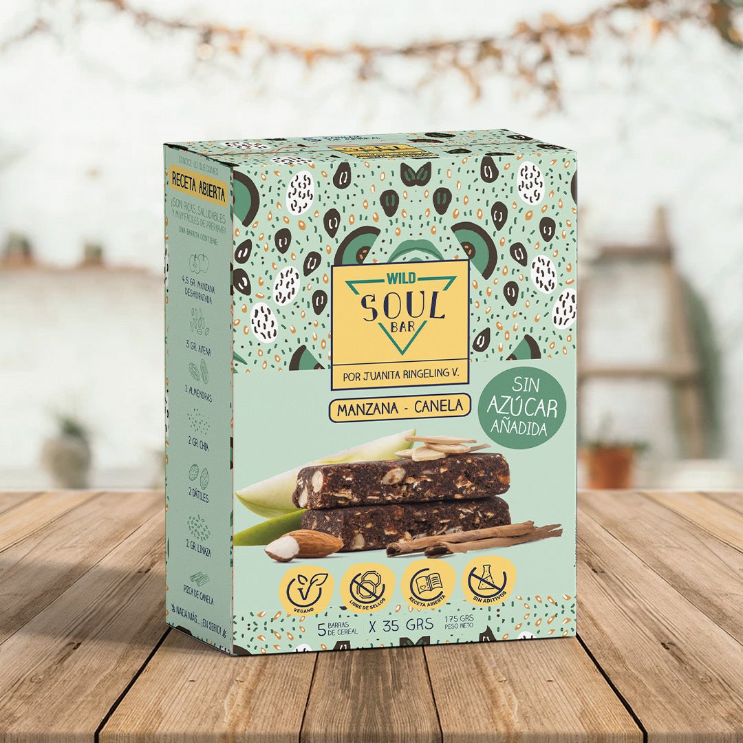 Barra Manzana Canela (35g) Soul Bar