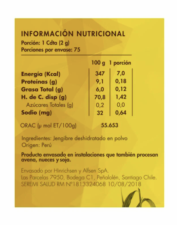 Jengibre Boost en polvo 150 gr Brota