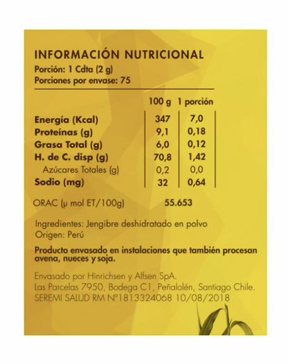 Jengibre Boost en polvo 150 gr Brota